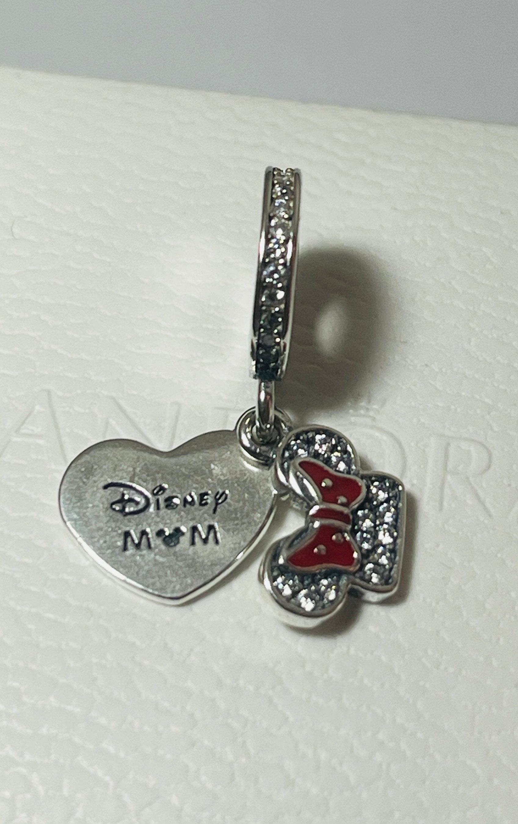Genuine Pandora Disney Mom Parks Exclusive Minnie Mouse Charm
