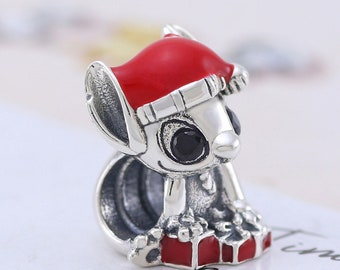 Disney Lilo & Stitch Christmas Charm Pandora Sterling Silver 925 ALE Thanksgiving Special