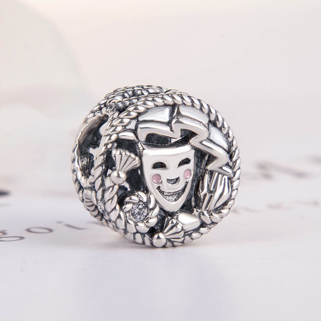 Comedy & Tragedy Drama Mask Pandora Charm the Joker Halloween Sale Etsy