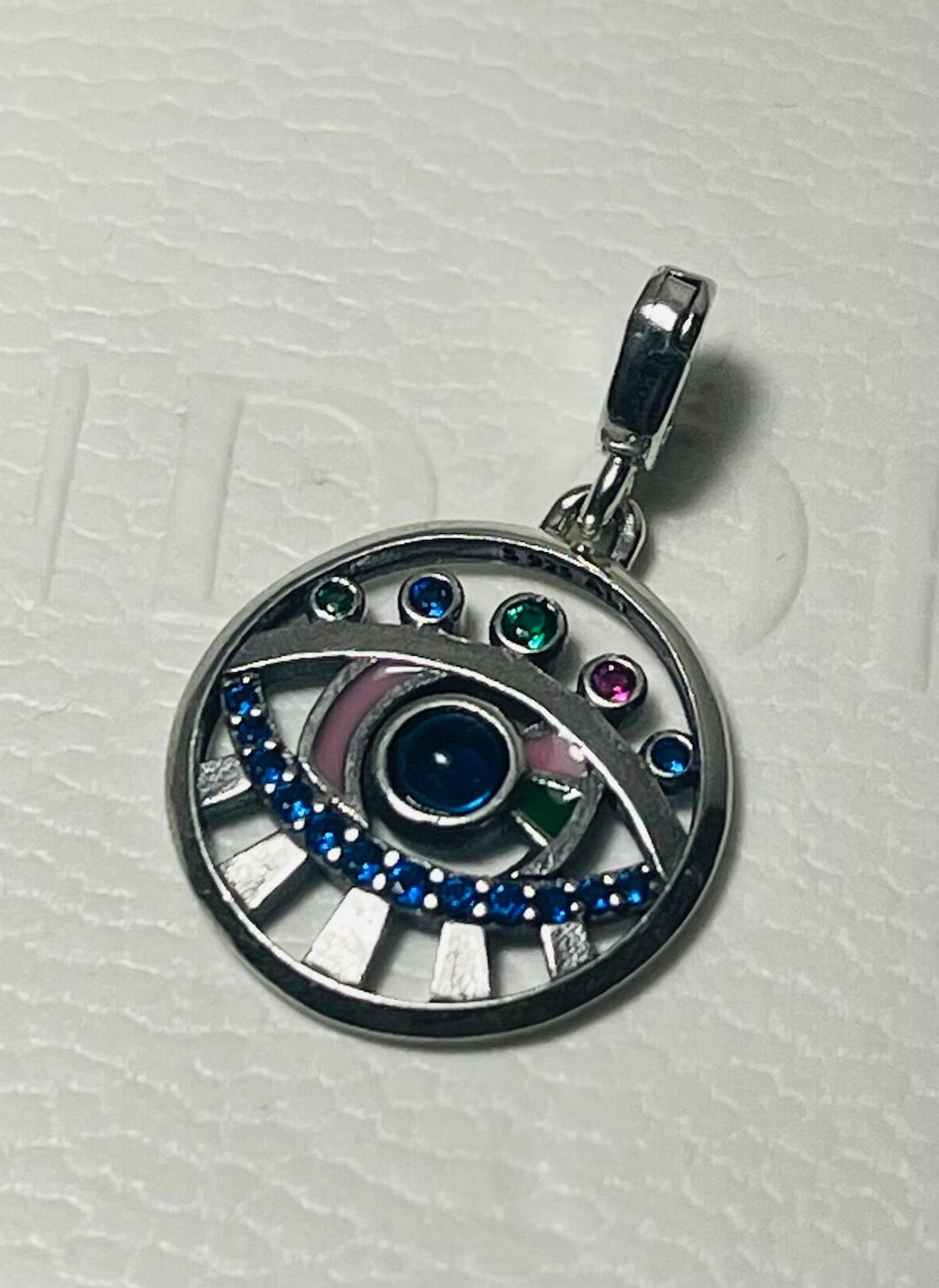 Pandora ME the Eye Medallion Silver Mixed Color Magic Eyes Christmas - Etsy