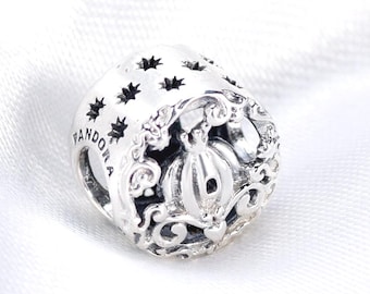 Charm Pandora Disney Magic Calabaza Carruaje Liquidación Después de Halloween
