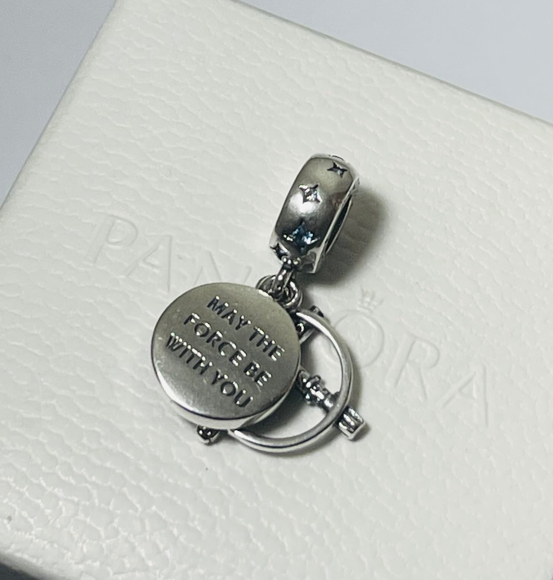 Pandora Star Wars Lightsaber Dangle Charm May the Force Be With