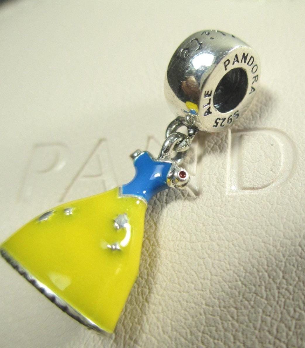 pandora princess dress charm Pandora Disney 791579ENMX Snow White's Dress Charm