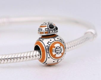 Pandora Star Wars, BB-8, Orange & Silver Charm, Christmas 2025 Year DEAL