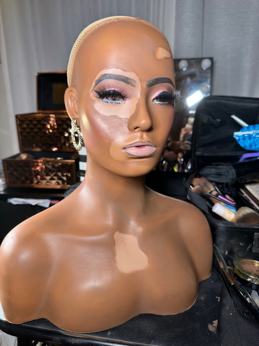 Vitiligo Glam Mannequin Etsy
