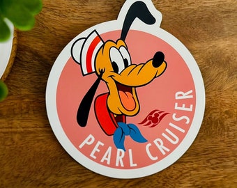 Pearl Cruiser Magnet | DCL Cruise Magnet | Passholder Inspired Design