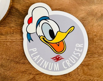 Platinum Cruiser Magnet | DCL Cruise Magnet | Passholder Inspired Design