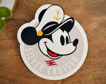 Silver Cruiser Magnet | DCL | Passholder Inspired Design