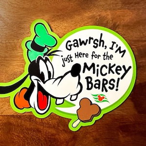 Goofy Mickey Bar Magnet