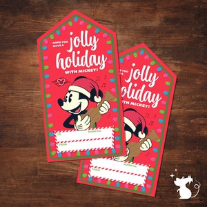 Jolly Holiday | Cruise Fish Extender / Pixie Dust Gift Tag | Digital Download