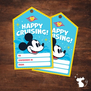 Mickey Splash Tags | Cruise Fish Extender / Pixie Dust Geschenkanhänger | Digitaler Download