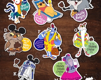 Disney Cruise 5-6 inch variety pack magnets