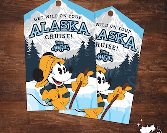 Alaska Mickey | Cruise Gift Tag | Magic | Digital Download