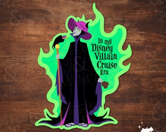 6.85" Maleficent Cruise Magnet | In My Disney Villain Cruise Era | DCL