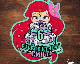 Personalized Ariel Birthday Cruise Magnet