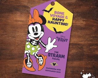 Halloween Minnie-cadeaukaartje | Digitale download