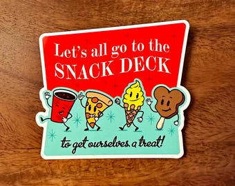 Snack Deck Magnet