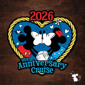 Anniversary Disney Cruise Magnet | DCL