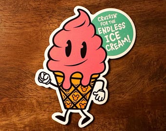 Ice Cream Cone Magnet  | Cruise Fish Extender Gifts / Pixie Dust Gifts