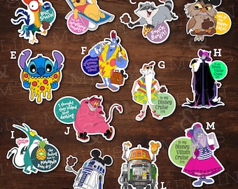 Disney Cruise 3-4 inch variety pack magnets