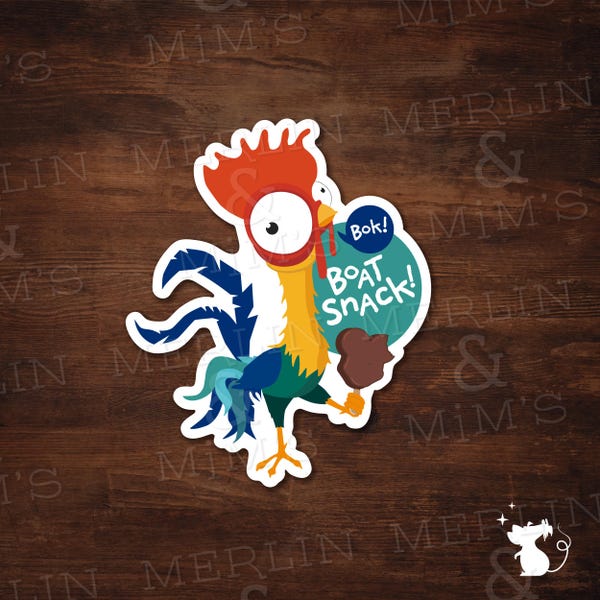 Hei Hei with Mickey Ice Cream Bar - "Boat Snack" Magnet