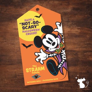 Halloween Mickey Gift Tag | Digital Download