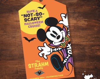 Halloween Mickey-cadeaukaartje | Digitale download