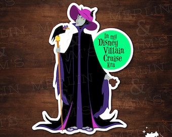 4" Maleficent "Disney Villain Cruise Era" Magnet
