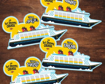 ディズニークルーズ船マグネット第1弾 | DCL - Etsy 日本