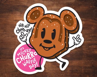 Mickey Churro Waffle Magnet  | Cruise Fish Extender Gifts / Pixie Dust Gifts