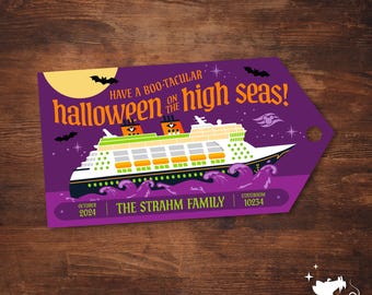 Cadeaukaartje Halloween op volle zee | Digitale download