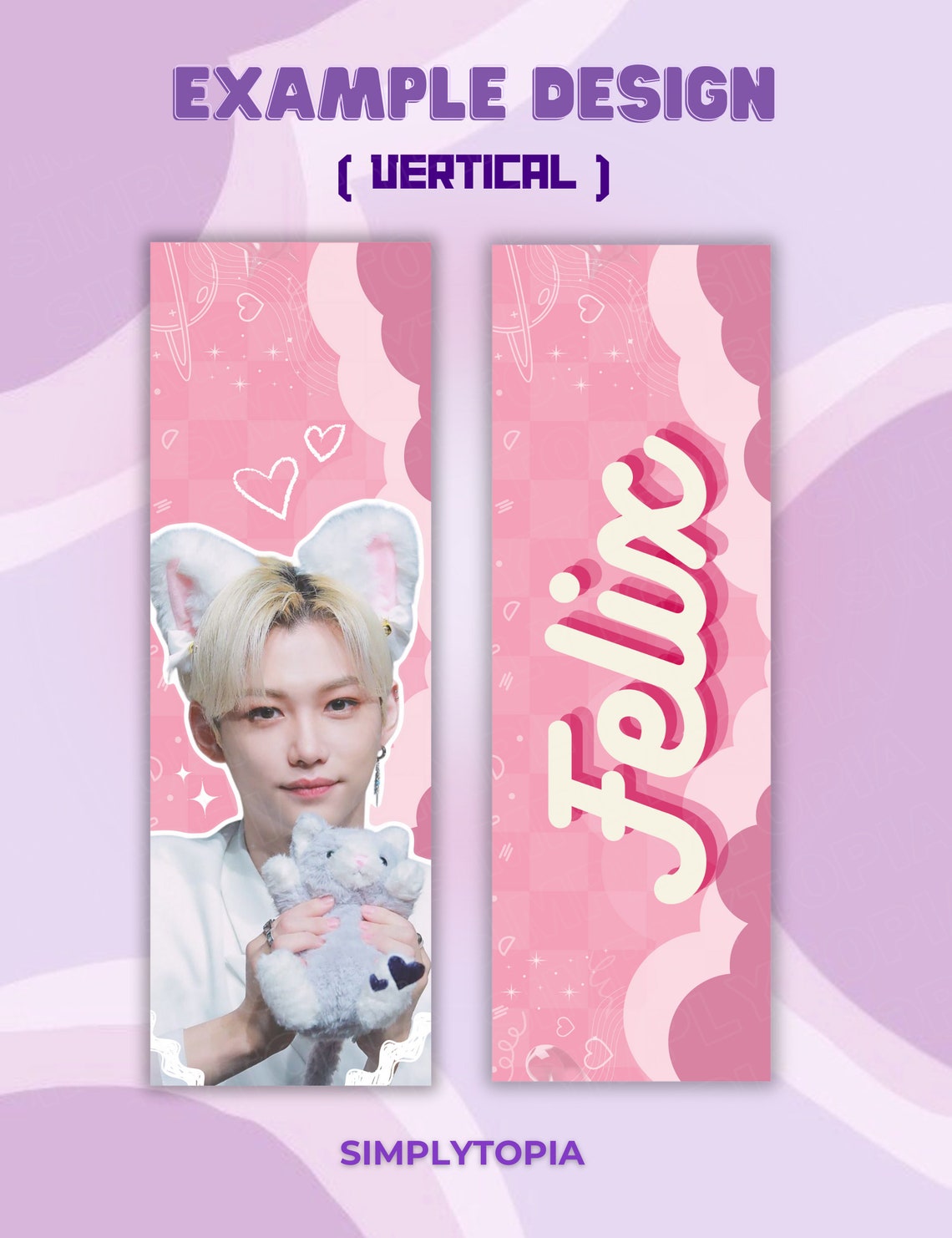 Custom KPOP Fabric Banner Slogans With White Reflective Letter Finish