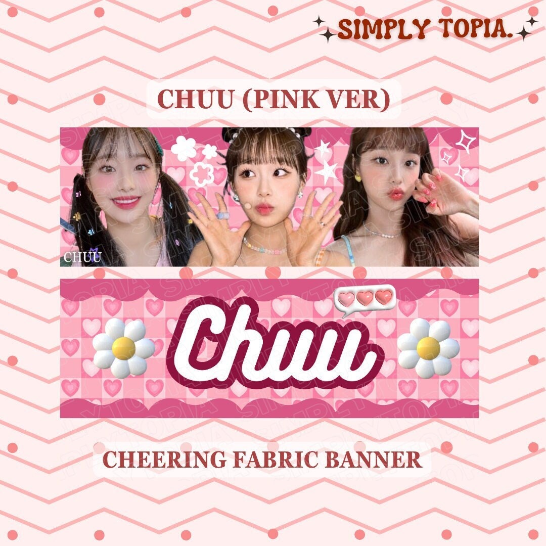 CHUU KPOP Fabric Banner Slogans With White Reflective Letter Etsy