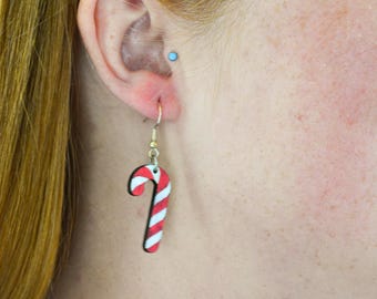 Candy Cane Earrings