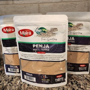 Penja Ground White Pepper (Poivre Blanc Moulu de Penja) 100g-250g