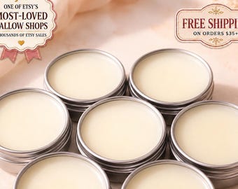 Organic Tallow Hand and Lip Balm, Grass Fed and Finished