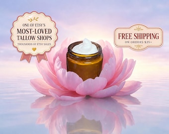 Organic Whipped Tallow Face & Body Moisturizer - Grass Fed