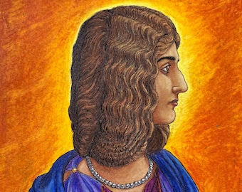 Julia Domna, Romeinse keizerin (portretminiatuur)
