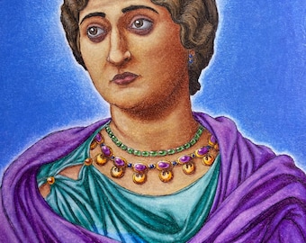 Faustina de jonge, Romeinse keizerin (portretminiatuur)