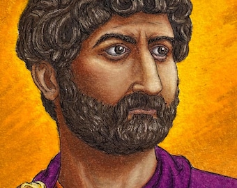 Hadrianus, Romeinse keizer (portretminiatuur)