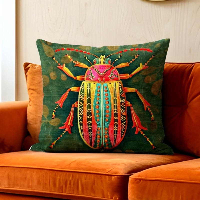 Decorative Bug Pillow - Etsy