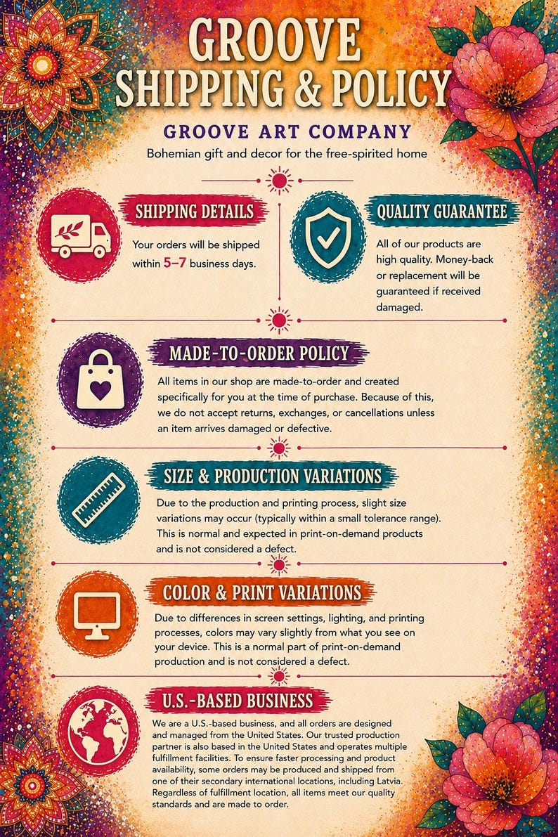 Groove Shipping & Policy