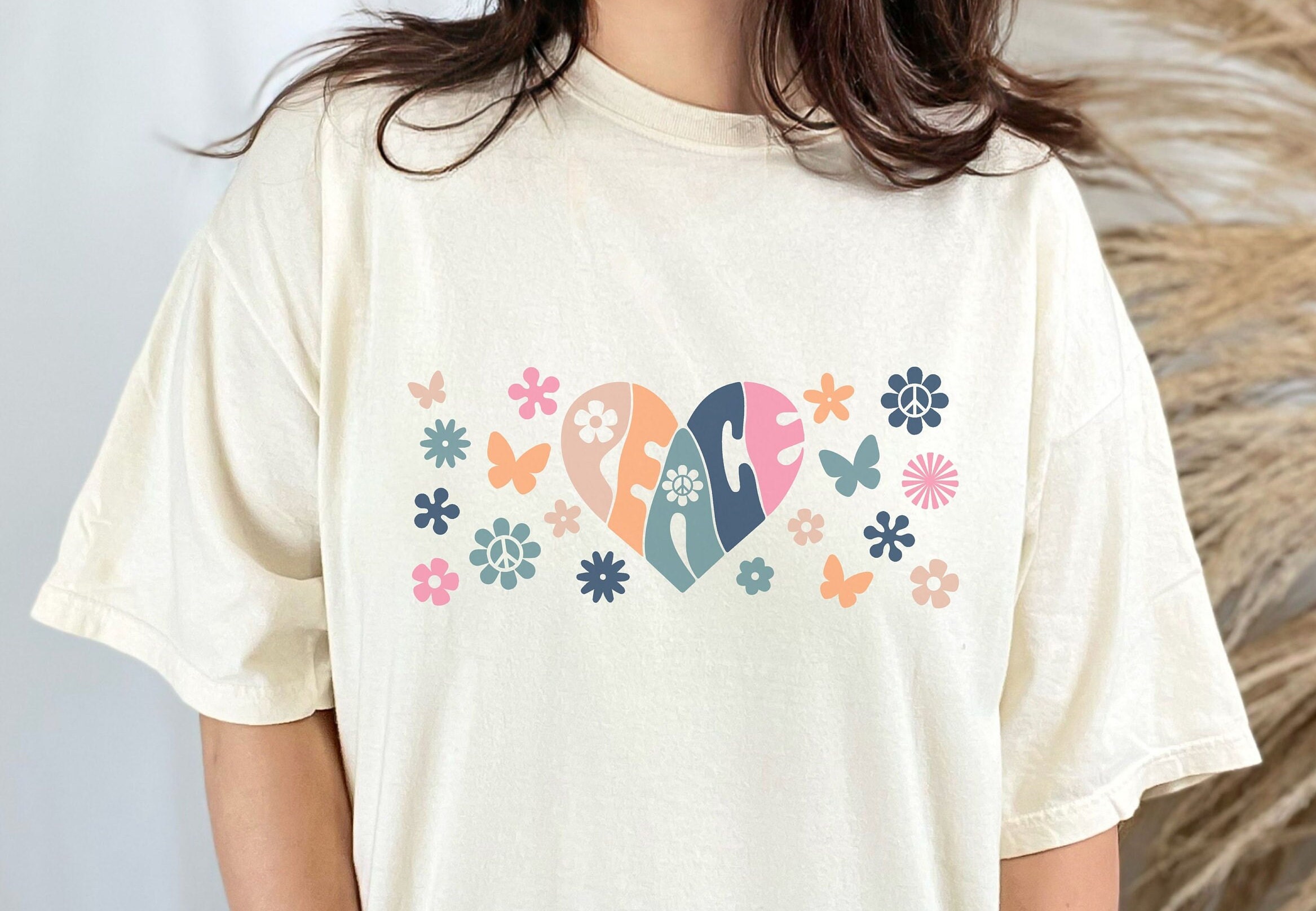 Boho Flowers Shirt, Wildflowers Tees, Floral Nature Shirt, Deco Shirt ...