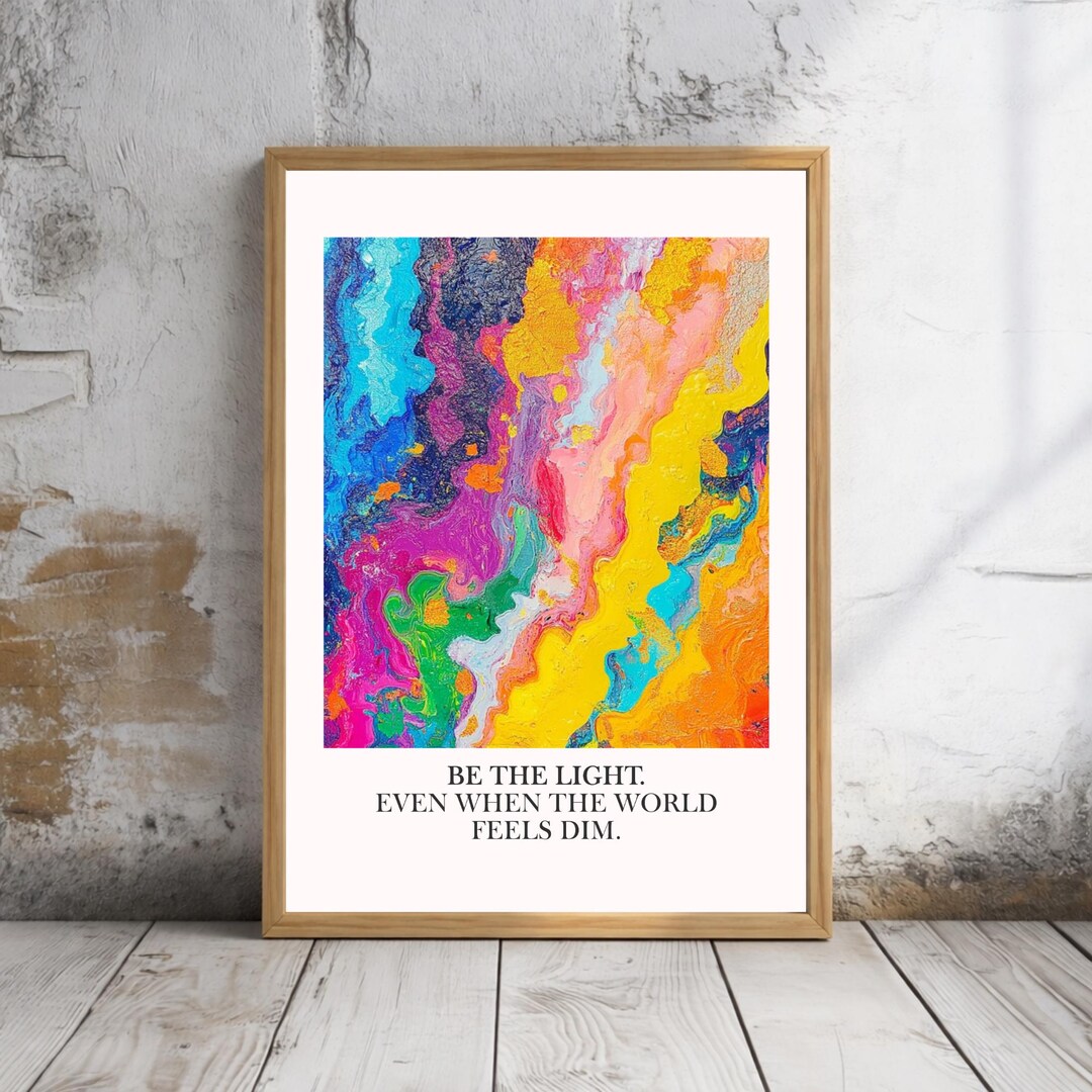 Encouragement Wall Art Print, Inspirational Quote Home Wall Decor Gift ...