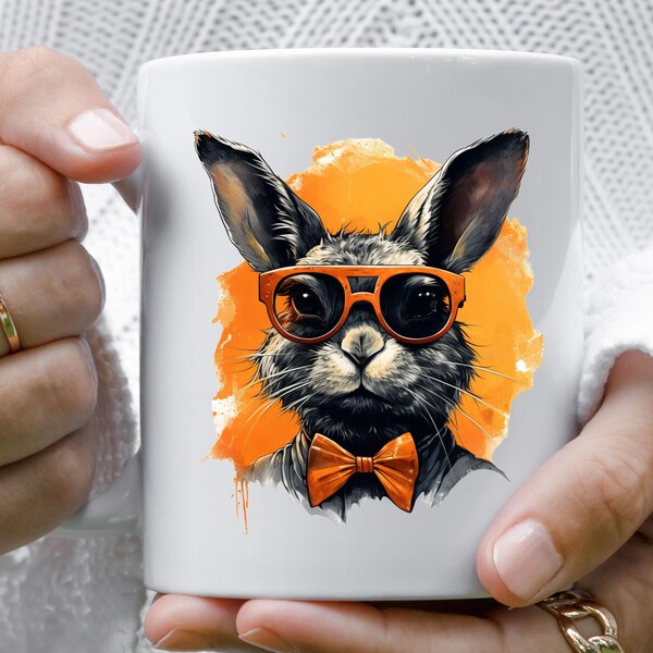 Hipster Rabbit - Etsy
