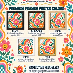 a poster with some flowers on it