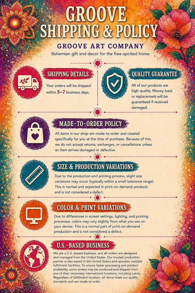 Groove Shipping & Policy