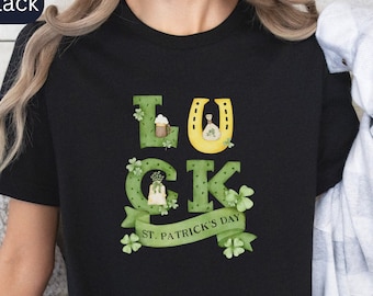 Lucky St. Patrick's Day T-Shirt: Irish Clover Charm