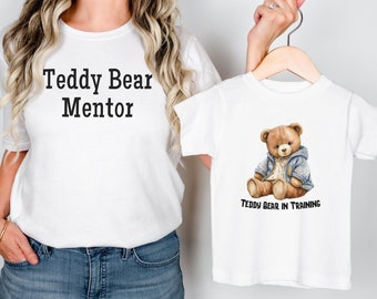 Mommy and Me Teddy Bear T-Shirts: Matching Mother's Day Outfit