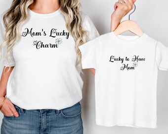 Mom's Lucky Charm Shirt: Matching Mother's Day Outfit